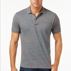 Lacoste size 6 polo shirt - charcoal grey - EUC